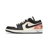 Air Jordan 1 Амортизация Низкие Винтажные Баскетбольные Кроссовки Мужские Черные 553558-132(Команда330-)