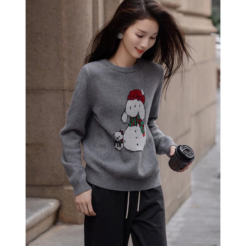 Demana Women's Color-Block Jacquard Knit Sweater