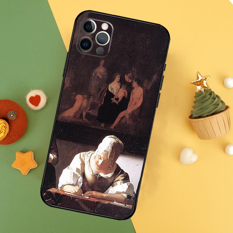 Johannes Vermeer Phone Case For iPhone 17 Pro Max 17Air 16E 15 14 13 12 11 16 Pro Max Mini Shockproof Cover