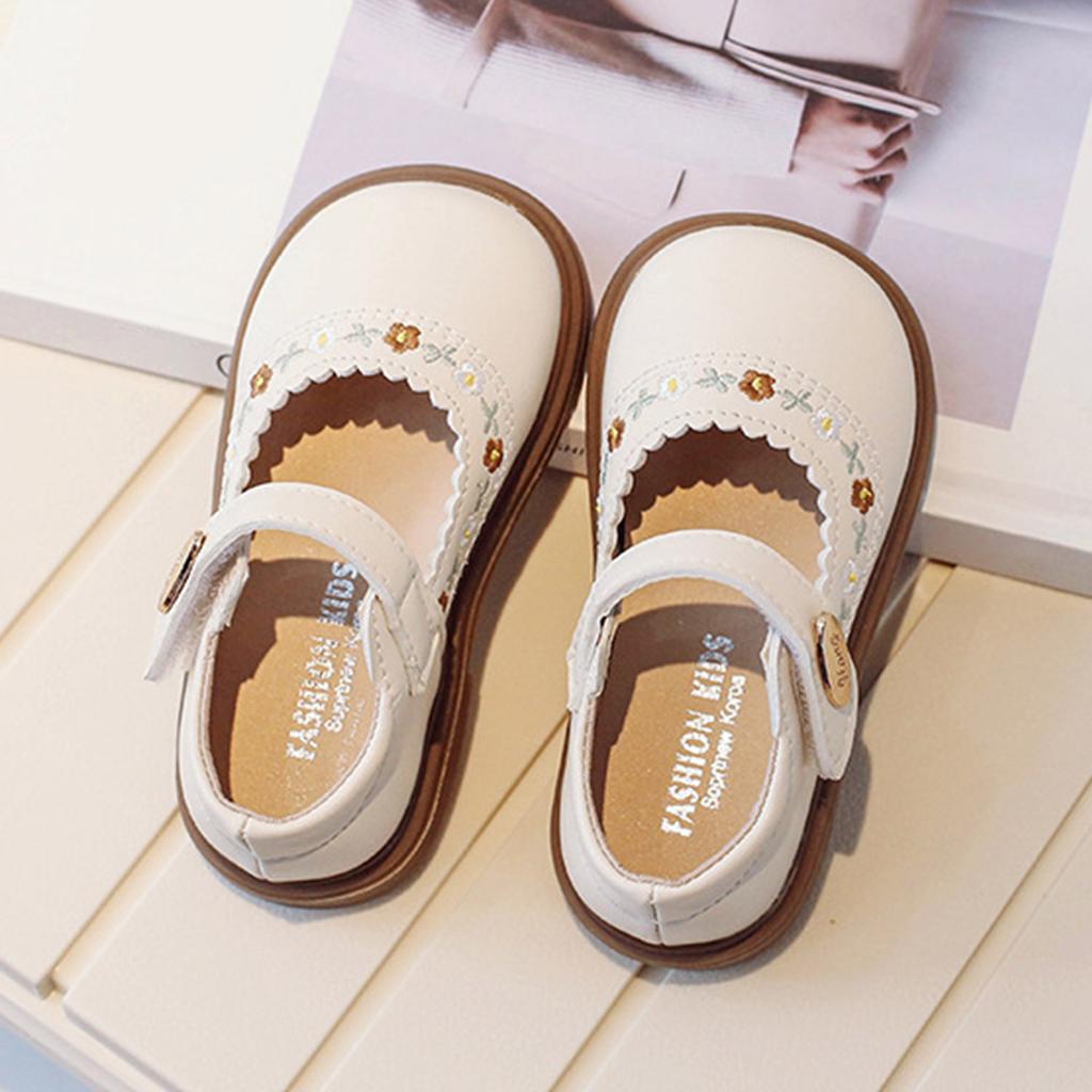 Весенние новые детские туфли принцессы на мягкой подошве для девочек. Нескользящая женская детская обувь. Туфли для девочек маленького и среднего размера