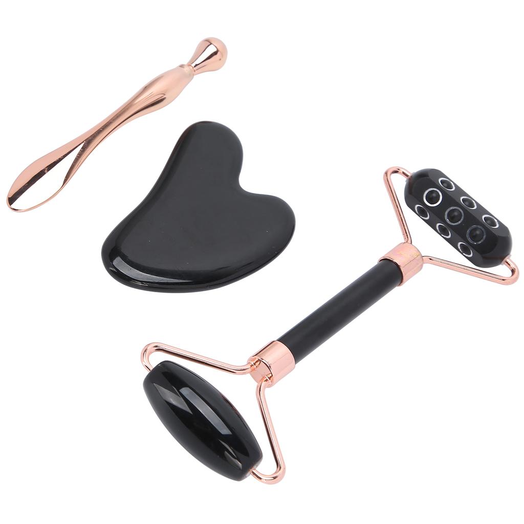 Массажер для лица с германиевым валиком, доска для скребков для лица, набор ложек для крема для глаз