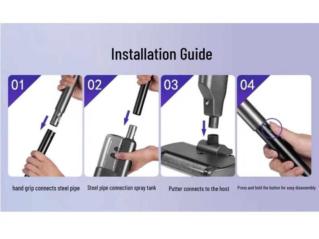 Wireless Electric Mop & Floor Cleaner: Sweeping, Suction, Mopping, Washing, Dual-use