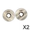 2x Metal Wire Feed Drive Roller Spare Parts for Welders Accessories