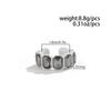 Salircon 2026 New Square Grey Crystal Open Rings Women‘s Trendy Adjustable Finger Rings Couple Charm Jewelry Accessories Gifts