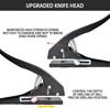 Heavy Duty Single Hole Punch 15mm Black Portable Puncher for Edge Banding Tags Cards Plastic