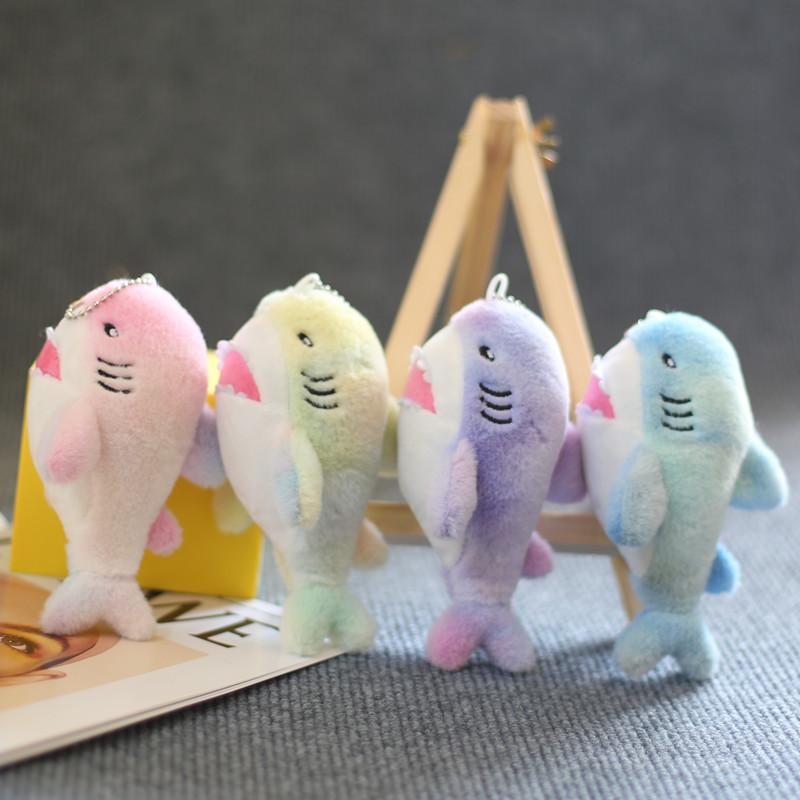 Marine Animal Big Shark Plush Toy Bag Pendant Doll Plush Pendant