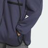 adidas Серия FOS Повседневная Толстовка с капюшоном Удобная Модная Мягкая Универсальная Куртка Унисекс Куртка Темно-синий Ярко-белый JW9084
