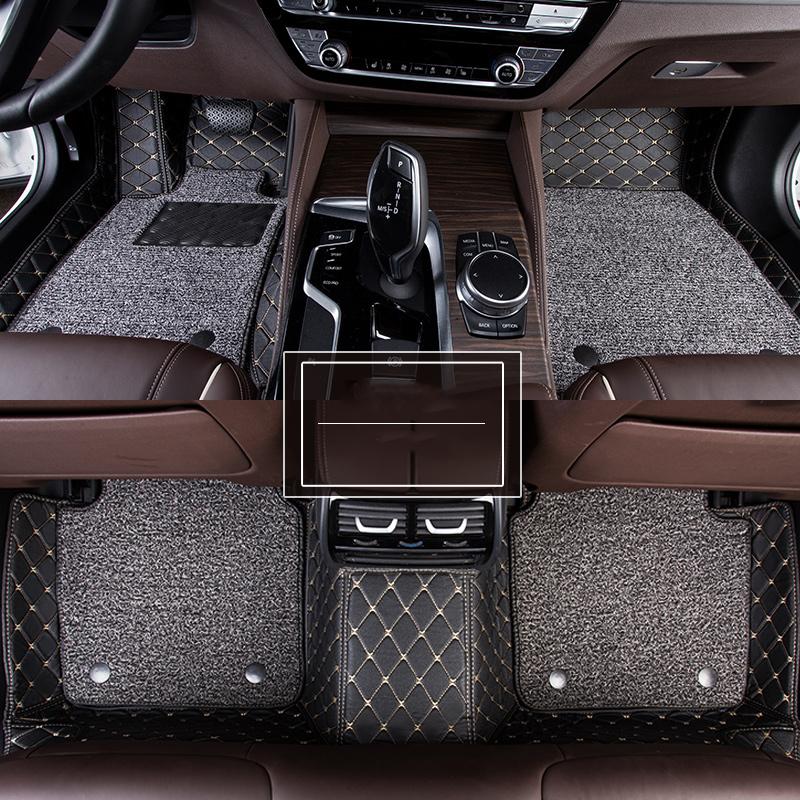Автомобильные коврики на заказ для BMW F11 F10 F31 F34 X1 X2 X3 X4 i3 i4, автоковры, подушечки для ног, детали интерьера