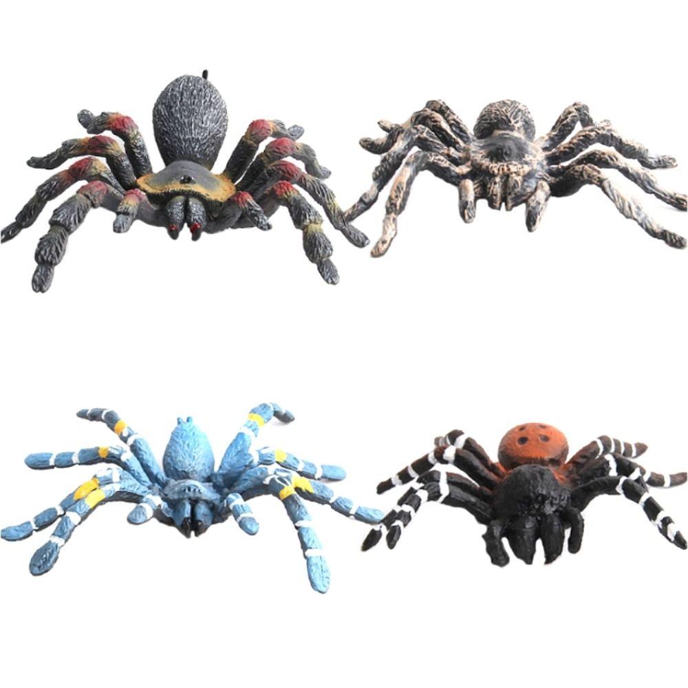 Toys Spider Action Figures Spider Model Toy Simulation Spider Figurines Halloween Scary Prop