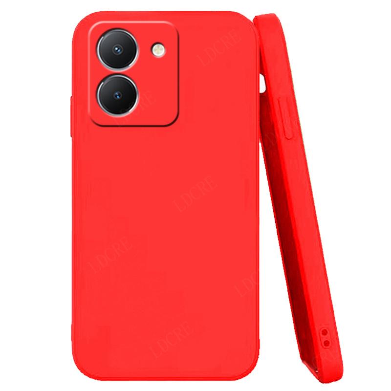 Для чехла Vivo Y36 чехол для Vivo Y36 Capas задняя крышка жидкий силикон противоударный полный TPU мягкий чехол для Vivo Y36 Y 36 Fundas 6.64"