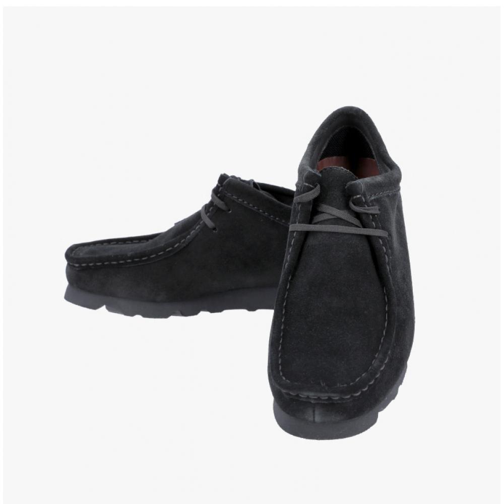 Clarks Wallabee Gtx Black Suede Loafer 26179251