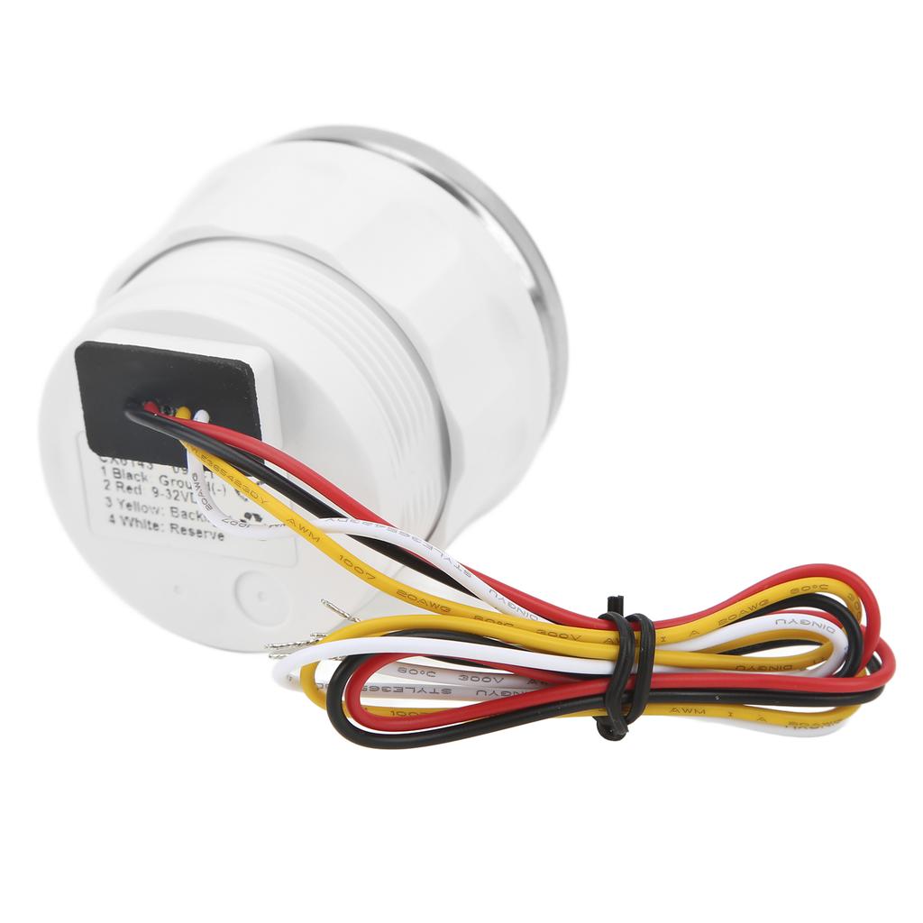 Морской вольтметр 52 мм 8–16 В Стрелочный 7 цветов подсветки IP67 Водонепроницаемый вольтметр для лодки, автодома, автомобиля 9–32 В