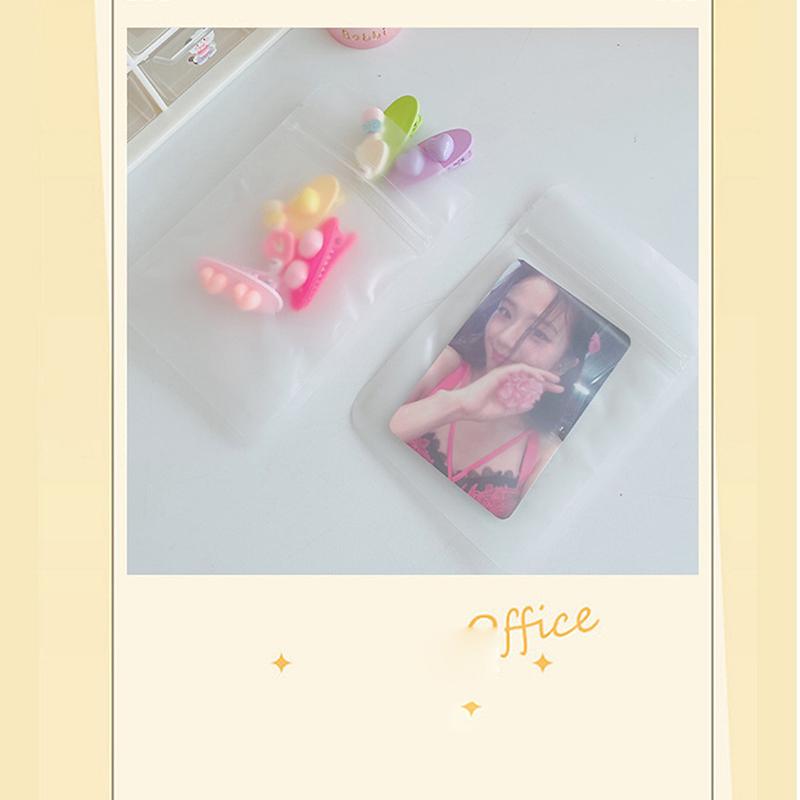 10 Pcs Multicolour Heat Sealable Flat Pouches Ziplock Mylar Bag Small Plastic Zip Lock Aluminum Foil Package Bags Card Film