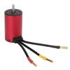 Brushless Motor 2600KV Waterproof Red Aluminum Alloy CNC Machining RC Parts for 18 for 110 Remote
