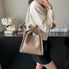 Korean Style Female Shoulder Bag Large Capacity Crossbody Totes Leather Top-handle Bags  Daily