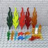 Нетоксичные 20 шт. Кубики Moc Пламя Огонь Факел с Хвостом из Перьев Совместимы с 85959 6126 64647 Строительные Блоки Игрушки Подарок для Детей