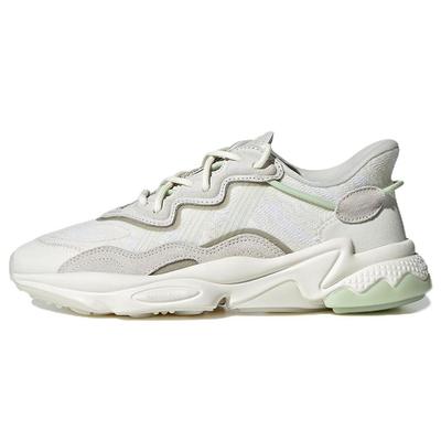 Ozweego Chalk белые женские кроссовки салатово-зеленые GW9749