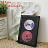 Рамка для хранения CD из массива дерева, Рамка для демонстрации фотографий, Крепление для фотоальбома CD, Фоторамка Card (Черно-белая) для CD, Настенная рамка для демонстрации, Сувенир