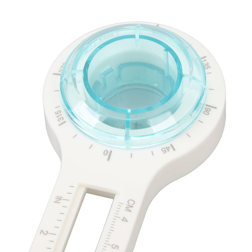8-32cm Circular Paper Cutter Blue Circle Cutter Portable Paper Trimmer Tool for Art Projects