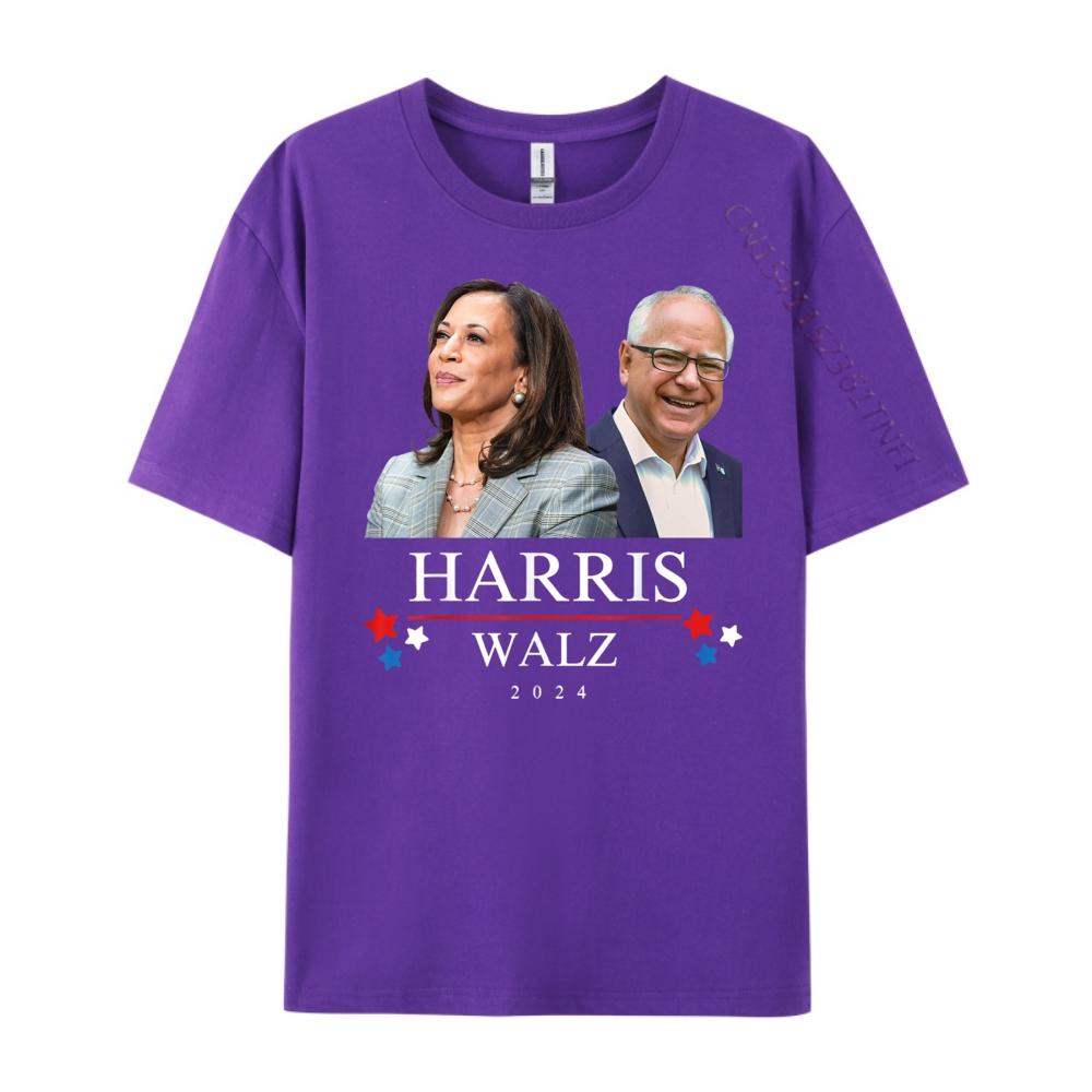 Harris Walz President Election Kamala Harris Tim Waltz Cute Oversized T Shirt Winter T Shirt Homme Big Size Game