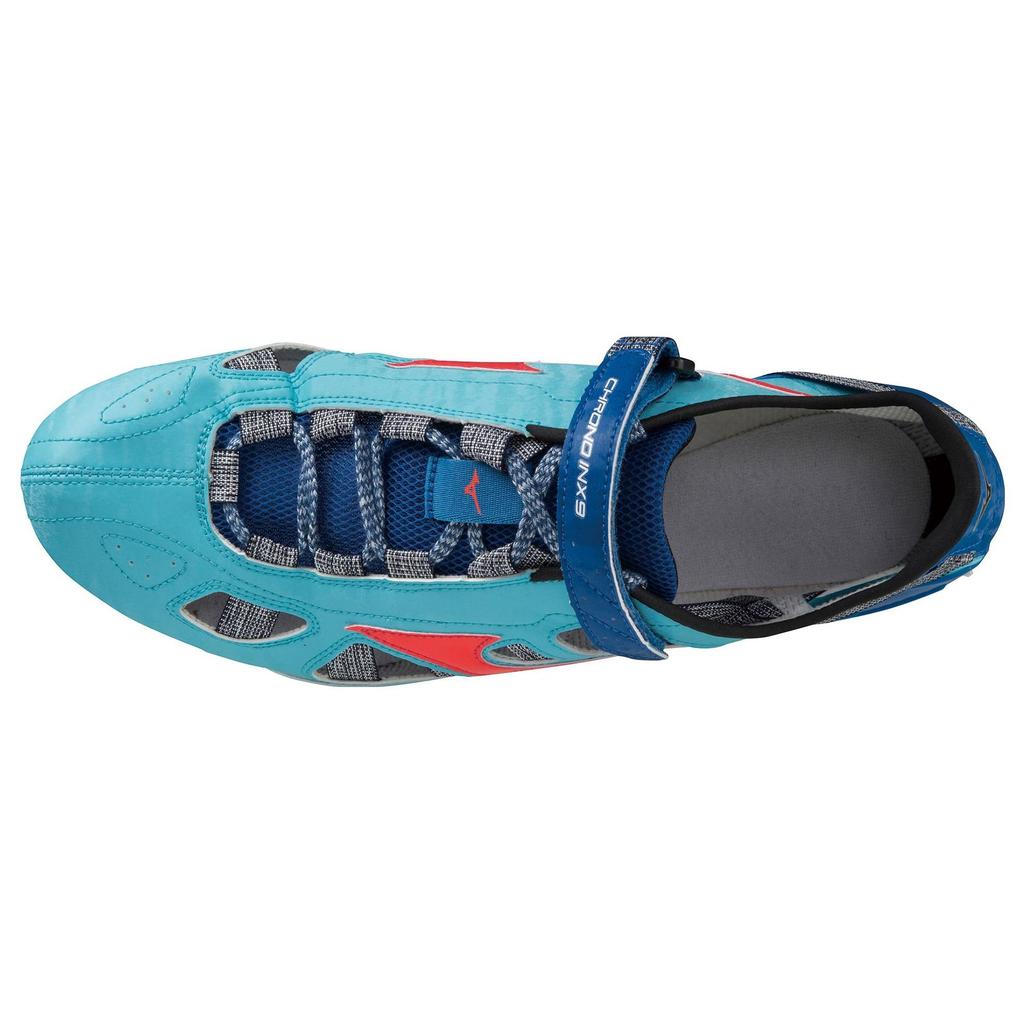 Mizuno Chrono Inx 9 Shock Absorbing Non-Slip Durable Low-Top Running Shoes Unisex Sneaker Coral-Blue U1GA210030