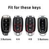 Чехол для автомобильного ключа с 3/4/5 кнопками для Hyundai I30 Ix35 KONA Encino Solaris Azera Grandeur Ig Accent Santa Fe Palisade, силиконовый брелок