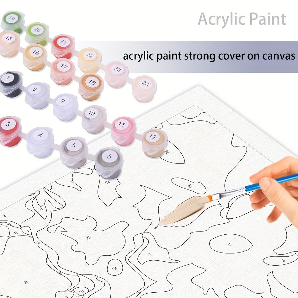 1 Фото Индивидуальная Раскраска по Номерам DIY на Холсте для Взрослых Ручная Работа Персонализированные Идеи Подарков Декор для Дома Без Рамы