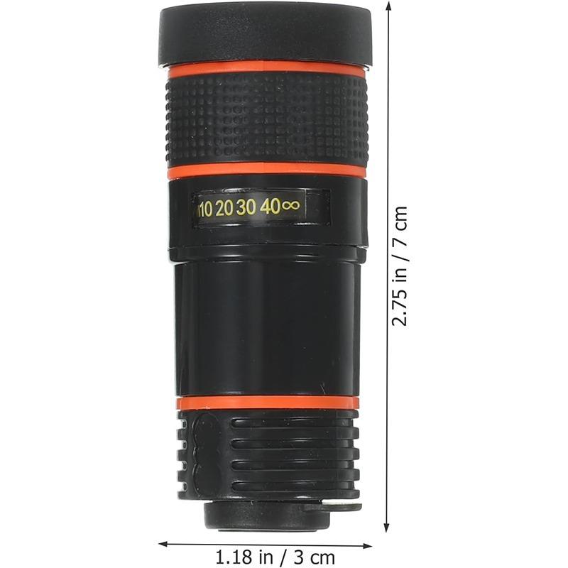 Телеобъектив с 8-кратным зумом для всех камер смартфонов — стеклянный монокуляр высокой четкости, улучшите камеру вашего смартфона для использования на открытом воздухе