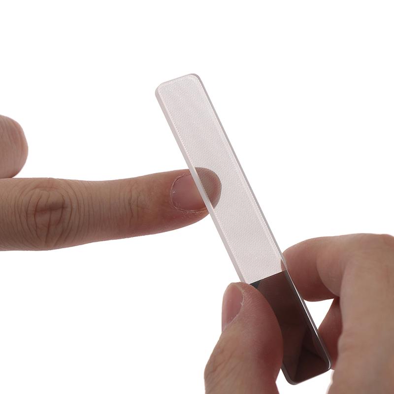 Нано Стеклянная Пилка Баф для Ногтей Маникюрные Пилки Стеклянная Пилка для Полировки Ногтей Баффинг