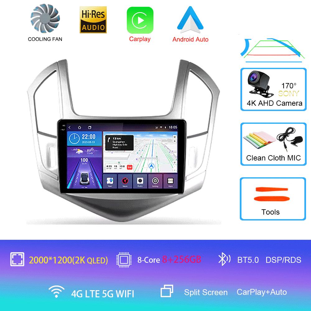Android 14 Android 14 для Chevrolet Cruze J300 J308 2012 - 2015 Мультимедиа Видео Плеер Навигация стерео GPS Нет 2din 2 din dvd
