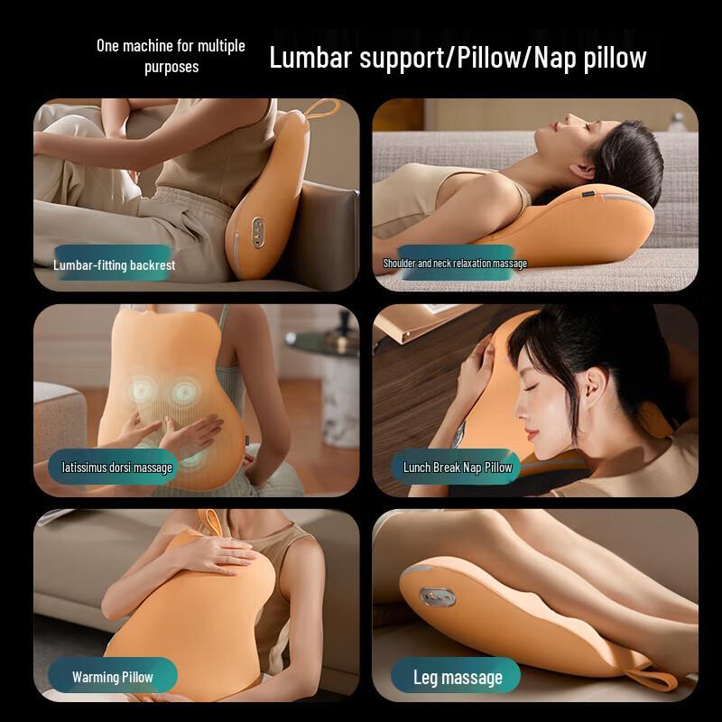 Philips Поясничная массажная подушка с подогревом и разминанием