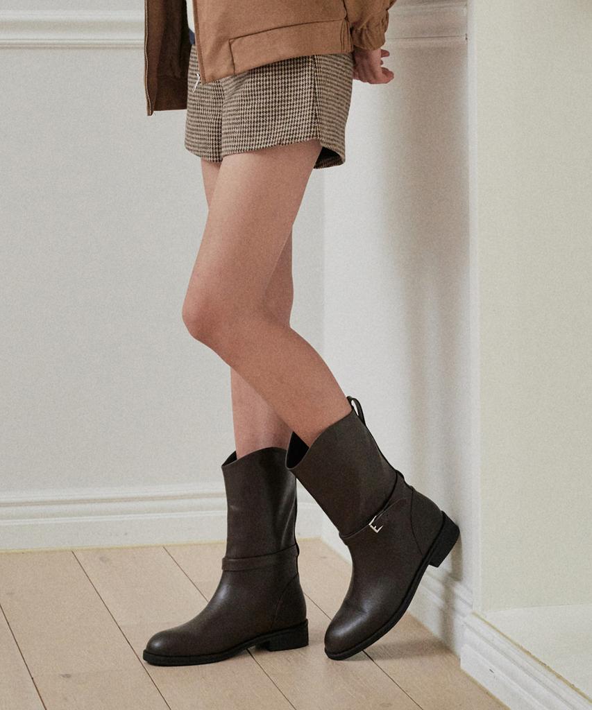 Ботинки Mac Moc Odette 2 цвета, длинные/средние, 2 типа, натуральная кожа, женская линия, 3 см (Тип А)