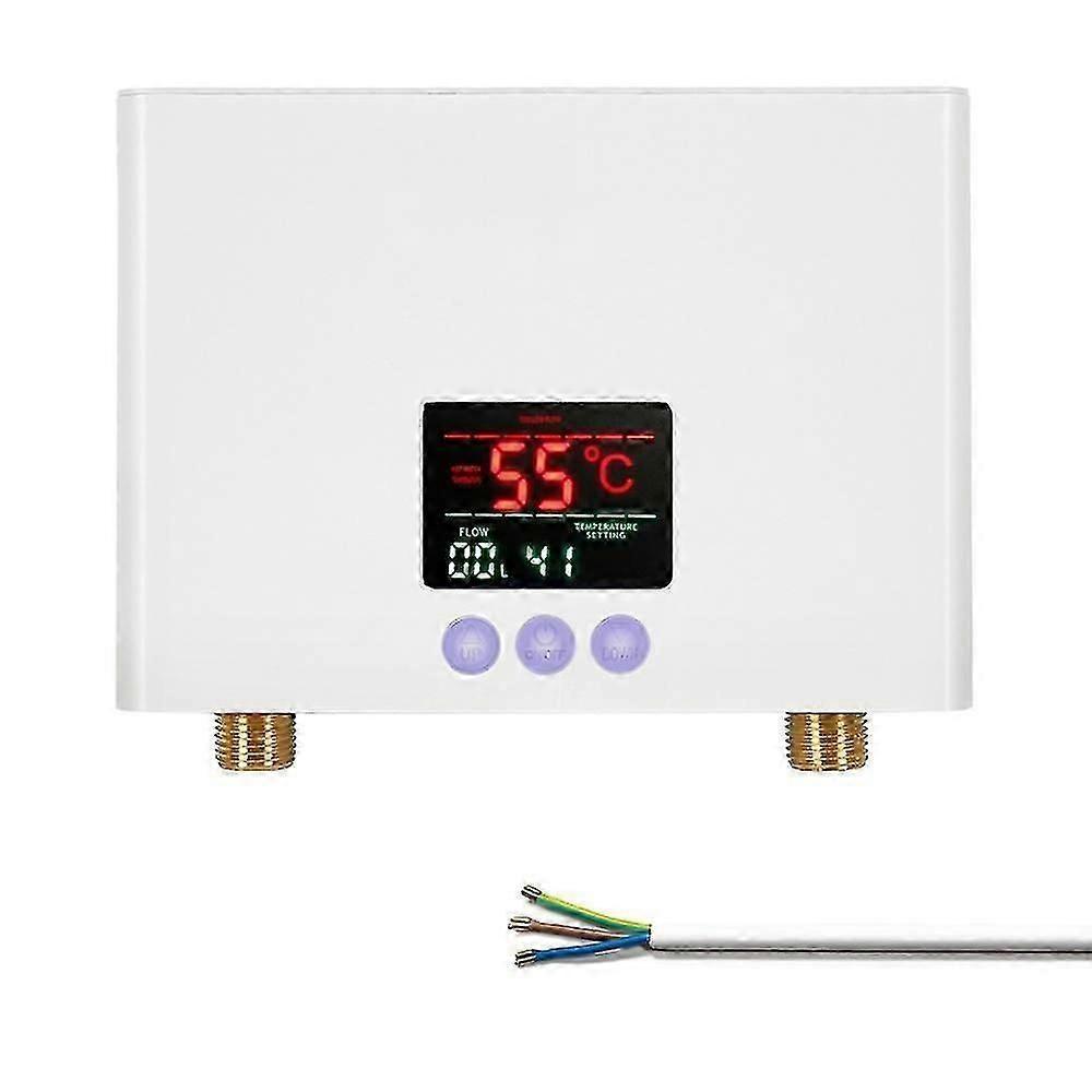 Instant Water Heater 3kw Mini Electric Tankless Water Heater Wall-mounted With Led Display 3-level T