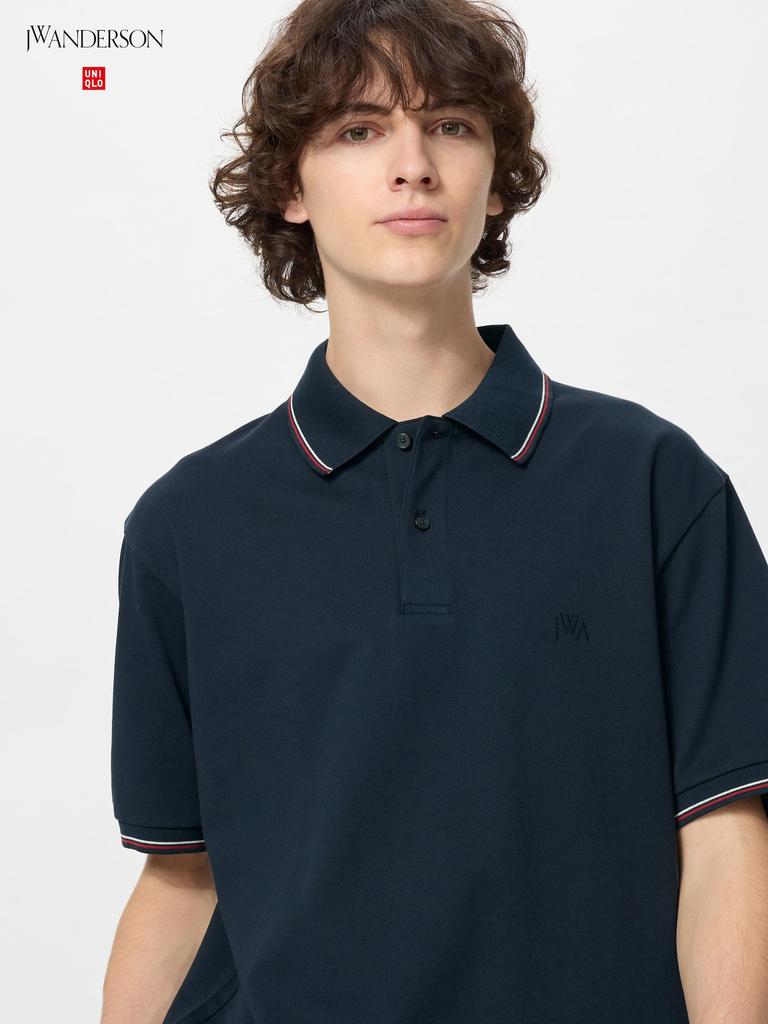 Uniqlo Dry Pique Polo Shirt  Tipping 