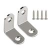 Набор угловых кронштейнов из нержавеющей стали L-образные кронштейны Сверхпрочные угловые кронштейны Простая установка для надежного соединения дерева