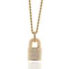 Хип-хоп циркониевый замок креативное мужское и женское индивидуальное ожерелье с подвеской Европейская и американская мода короткое ожерелье