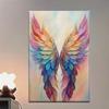 Colorful Wings Unframed, Wall decoration, living room, library, office, cafe, bar,