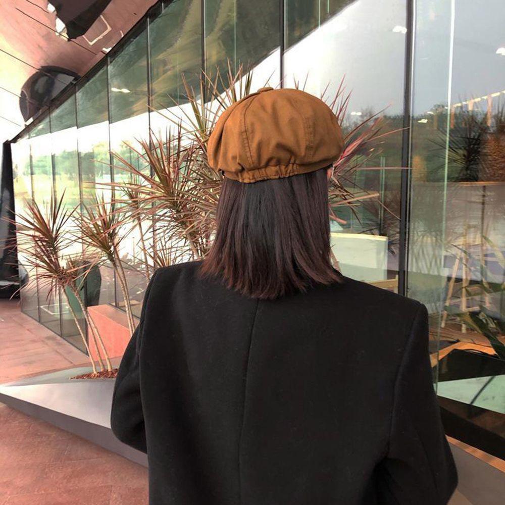 Casual Adult Cap Girls Artist Hat Female Painter Hat Octagonal Hat Korean Style Cap Men Beret