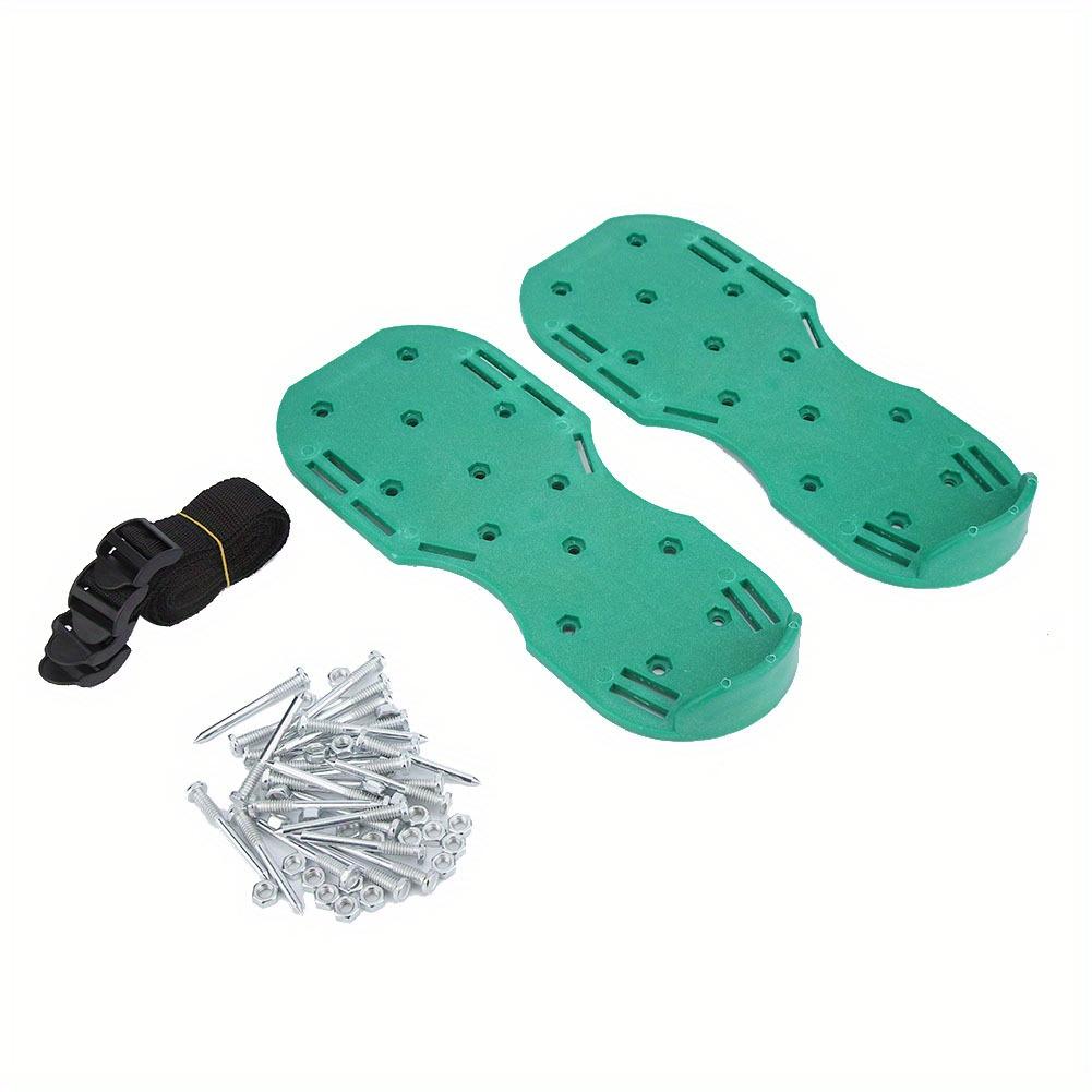 Garden Yard Lawn Aerator Shoes, Free-Installation Grass Aerator Lawn Tool for Grass, Lawn, Garden, Patio,Nail Length 4.5 Cm
