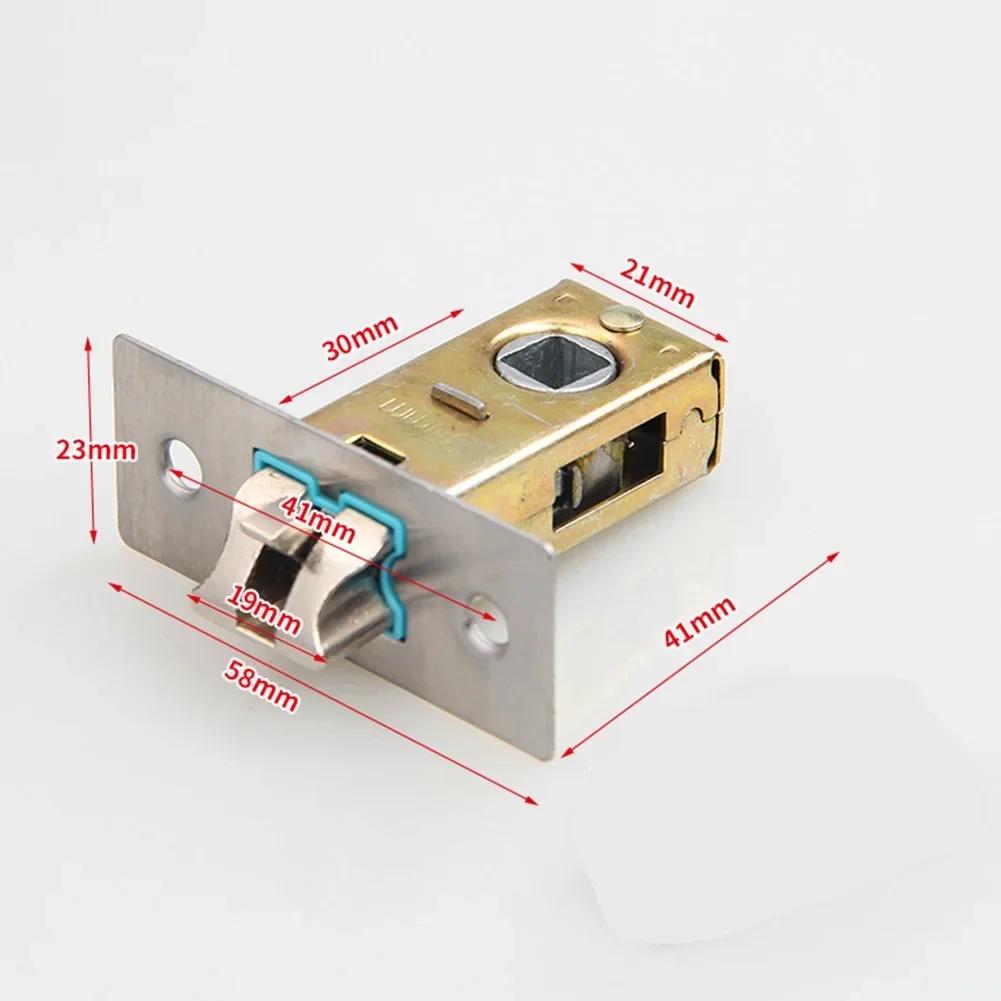 Дверная трубчатая защелка Внутренний засов Пружинный затвор Вилкообразная дверь из цинкового сплава Фурнитура Аксессуары для ванной комнаты Туалет Замок Язык