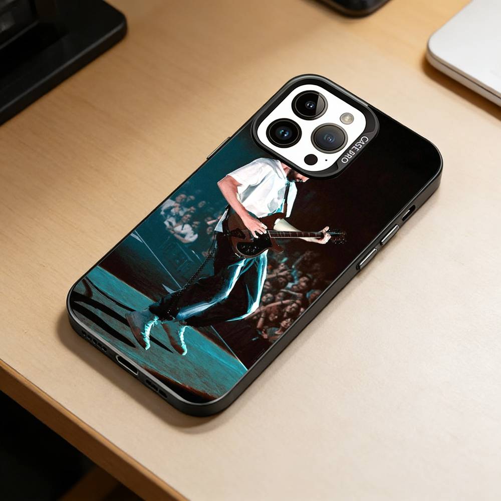 KK-Kasabian Phone Case For iPhone 17,16,15,14,13,12,11 Plus,Pro Max,XS,Colorful Silver Black Cover