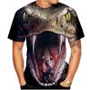 Summer Cool and Breathable Animal Snake Pattern Men's T-shirt Fashion Casual Cool Street Fashion Harajuku Round Neck Short Sleeved T-shirts
