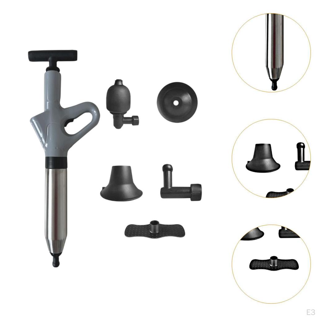 Высоконапорный воздушный поршень для туалета, мощный, мощный инструмент для удаления засоров в сливе