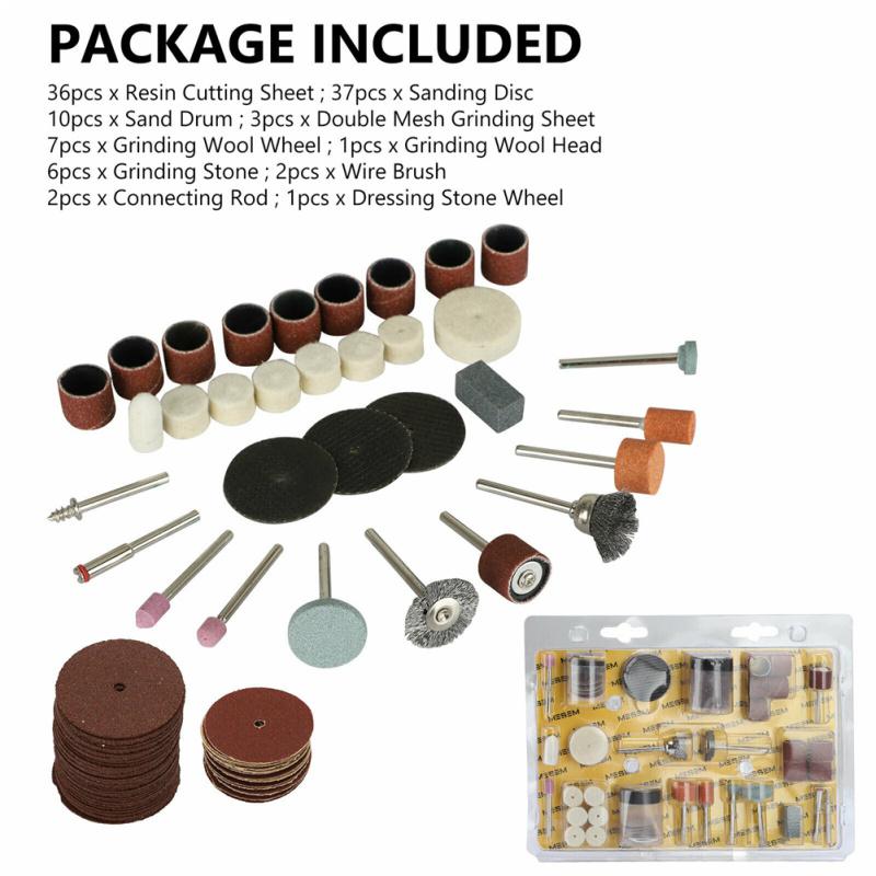 105 шт. Мини электрическая дрель-шлифовальная машина многоцелевого назначения высокоэффективного роторного электроинструмента для шлифования