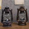 Vintage Wrought Iron Kerosene Camping Lantern - Nostalgic, Decorative Cafe Ornaments & Photo Props
