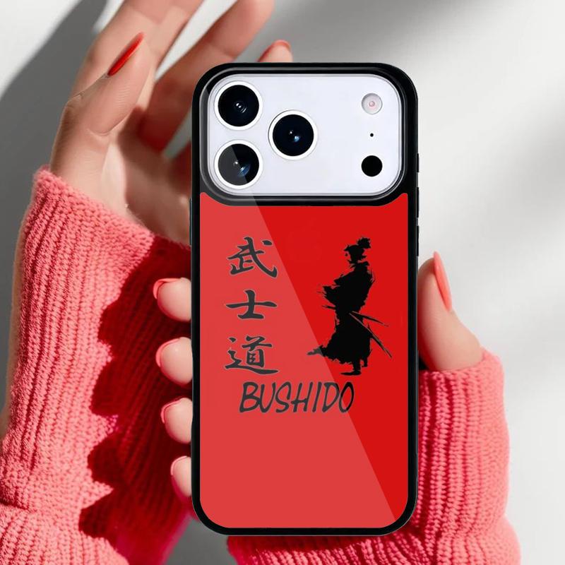 Чехол для телефона Bushido и Японское Солнце для iPhone 17 16 15 14 13 Pro Max Задняя крышка для 12 11 Pro Coque
