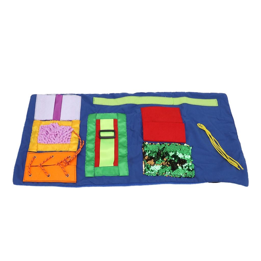 Sensory Blanket for Dementia Alzheimers Improves Mental Stimulation Anxiety Relief Roll Up Autistic
