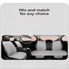 Льняные чехлы на сиденья для автомобиля, нескользящие, мягкие, дышащие, универсальные защитные чехлы на сиденья автомобиля, подходят для большинства автомобилей, фургонов, внедорожников, грузовиков
