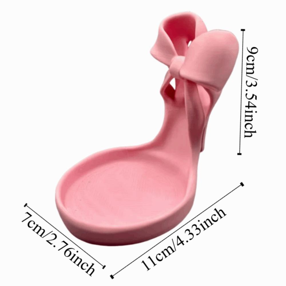 Mini Shoe-shaped Ring Holder 3D Printed Mini Key Stand High Heel Jewelry Tray Home Ornaments