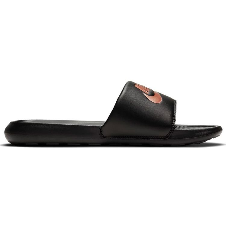 Nike Victori One Slide Black Metallic Red Bronze Women Sneakers CN9677-001